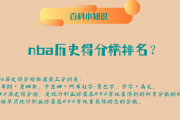 nba历史得分：nba历史得分榜排名？